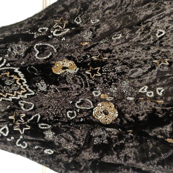 Free People Velvet Embroidered Halter Top - Picture 3 of 4